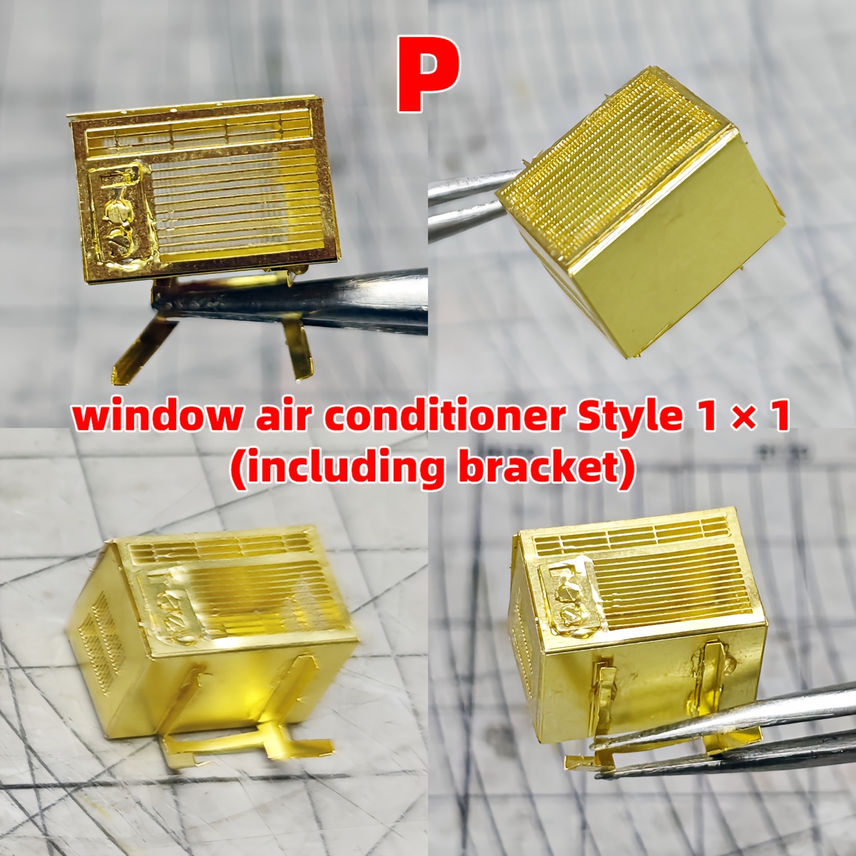 1/35 Scale Model Kit, Photo Etch Building Window
